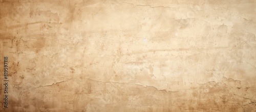 Old wall, peeling paint, wooden floor photo