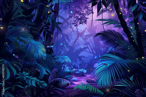 Enchanted Forest Scene Art