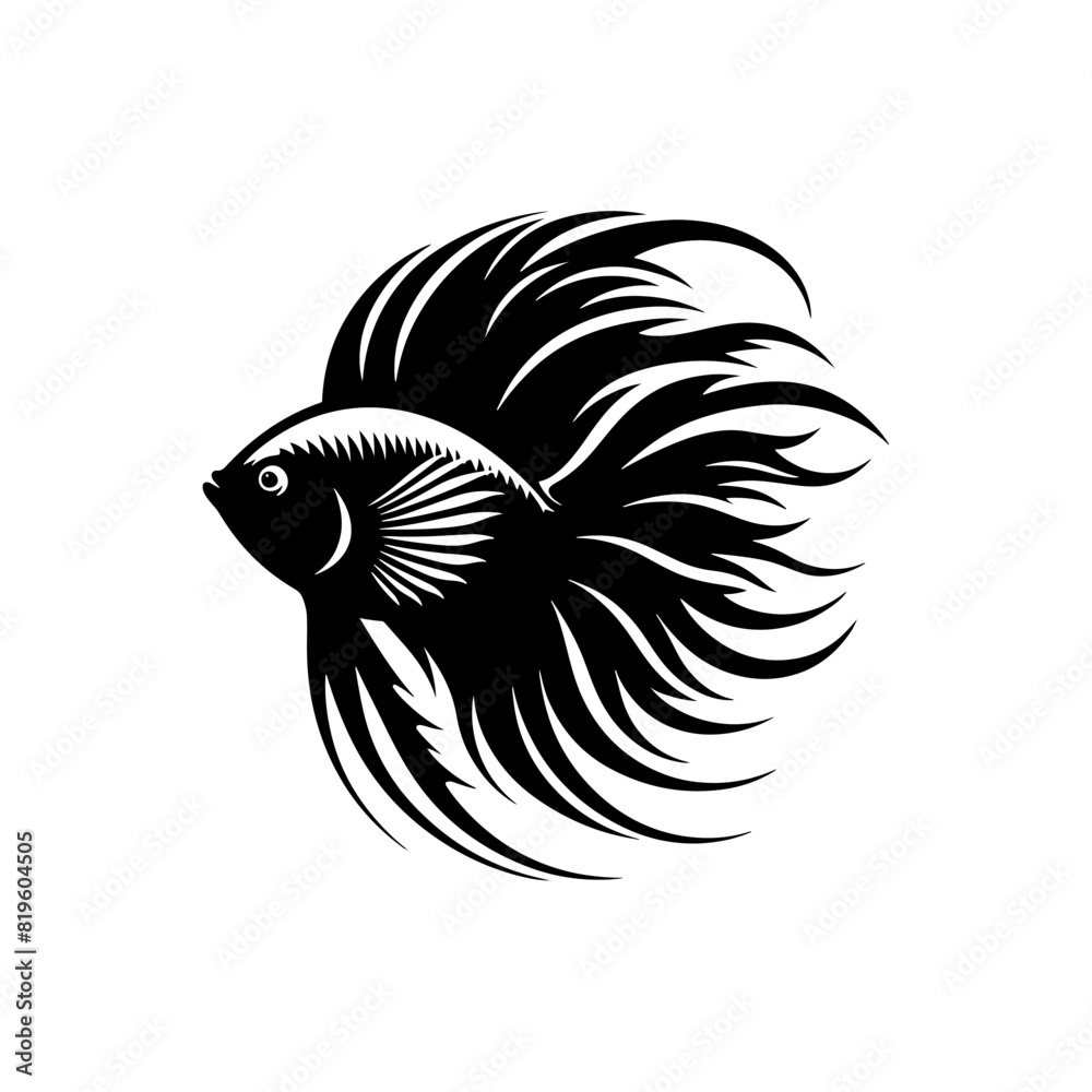 Detailed Angelfish Silhouette for Ocean Lovers and Artistic Enthusiasts - minimalist angelfish vector
Detailed Angelfish Silhouette for Ocean Lovers and Artistic Enthusiasts - minimalist angelfish vector