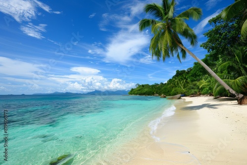 Crystal Clear Water of Tropical Island