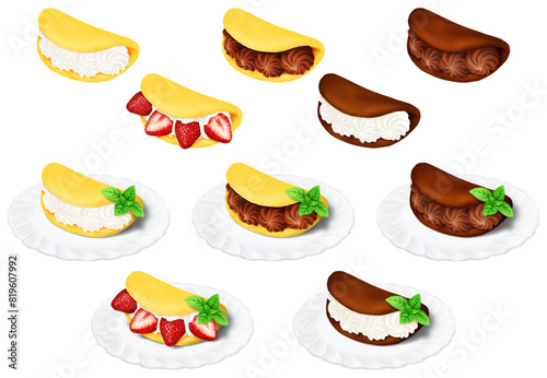 ベクター  ふわふわオムレットケーキ  5種類セット