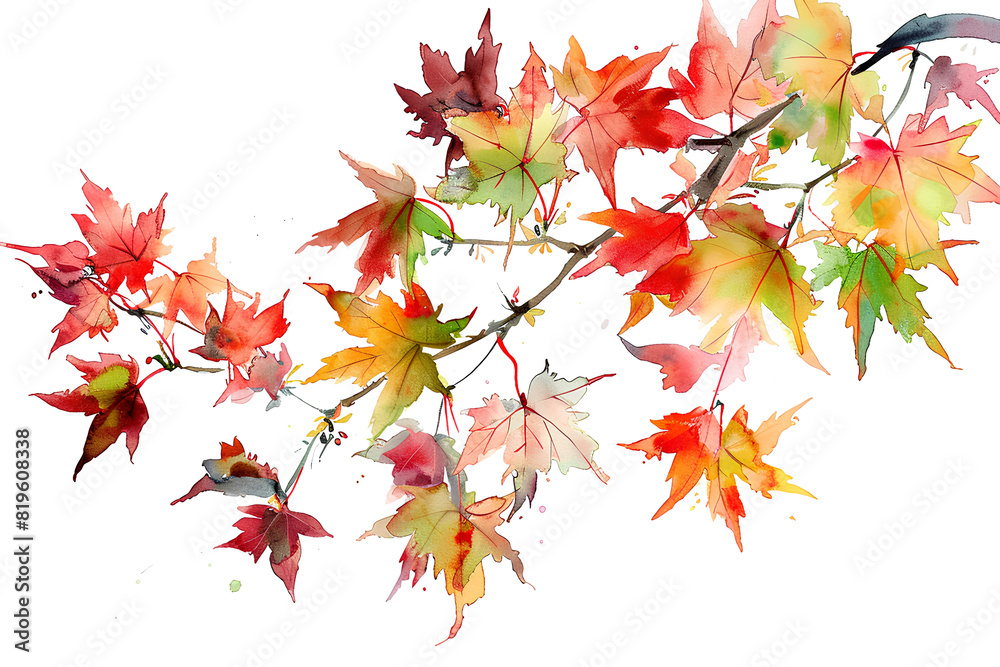 紅葉の楓 紅葉の楓