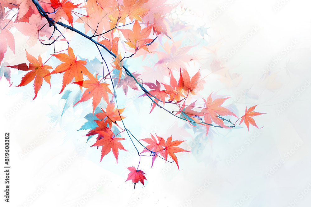 紅葉の楓 紅葉の楓