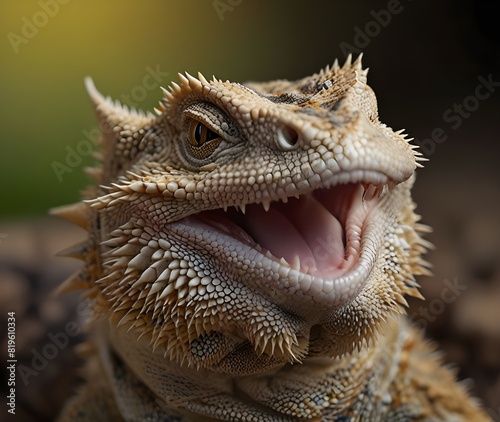 bearded dragon smiling his name is Garmoth sticky  uk  color image  species