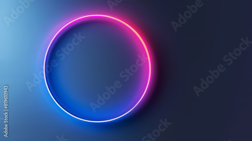 Abstract Neon Glow Background