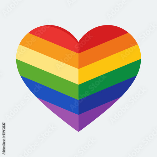 Free Download heart shaped rainbow - GFXLoad
