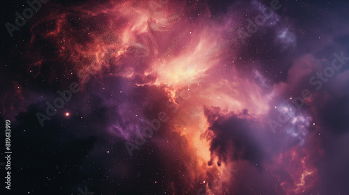 Nebula, which is a large cloud of gas and dust in space, Generative AI