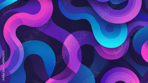 A colorful abstract background with purple and blue lines. The background is a mix of different colors, tones and shapes