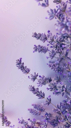 Purple lavender flower pattern seamless wallpaper background for greeting card