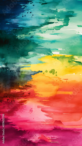 Colorful Watercolor Background.