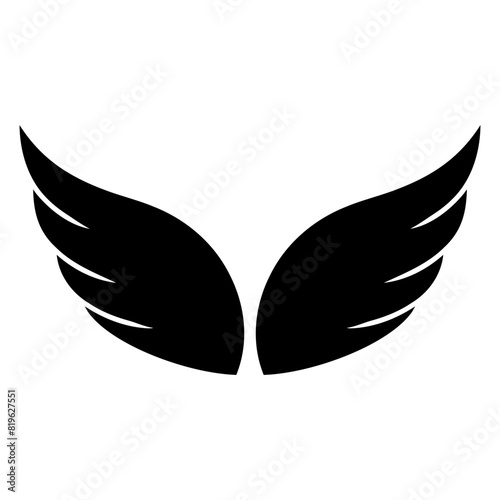 wings icon vector