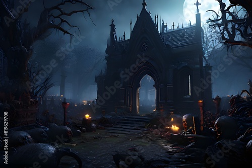 Delve into the realm of the undead with a graveyard of Halloween imagery. Rotting zombies, bloodcurdling scenes, and otherworldly creatures lurk within these visuals, ready to bring your horror-inspir