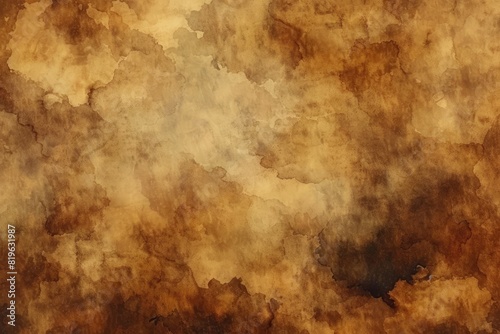 A brown and yellow background with a few splotches of color. The background is a mix of brown and yellow, with some areas being more yellow than others photo