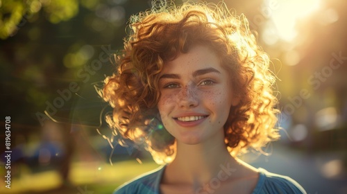 Young Woman in Golden Hour