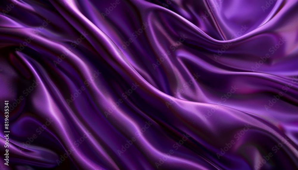 Fototapeta premium A rich purple silk background, perfect for elegant or high-class themed designs and presentations
