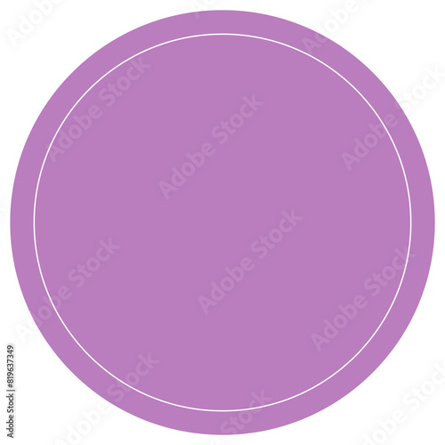 purple circle frame vector