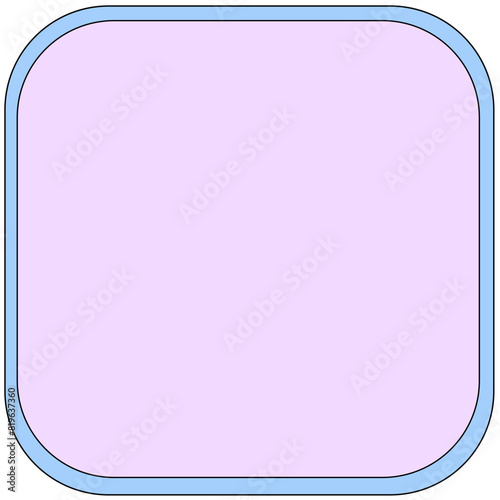 pink frame for text vector