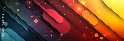 Colorful abstract background featuring various sized circles and bubbles in vibrant hues photo