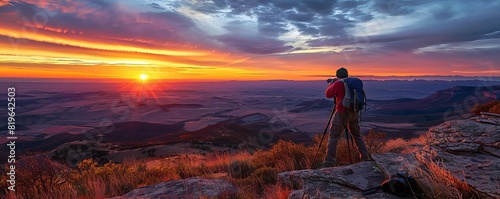Sunrise Photography Expeditions Highlight the beauty of sunrise photography expeditions organized for camping enthusiasts Photograph campers waking up early to capture stunning sunrise views from scen