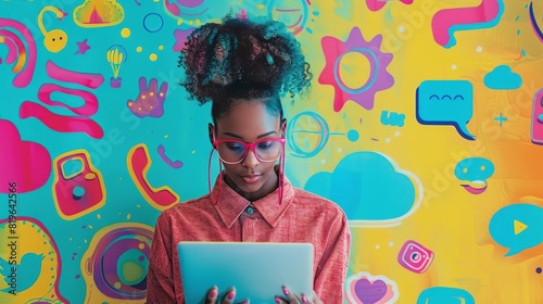 A social media manager crafts engaging posts and responds to comments and messages, maintaining a brand's online presence and fostering community engagement.