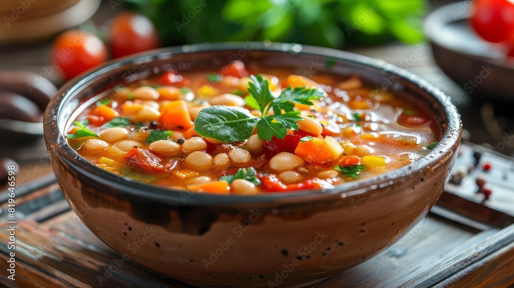 Showcase the versatility of minestrone as a nutritious and satisfying meal option