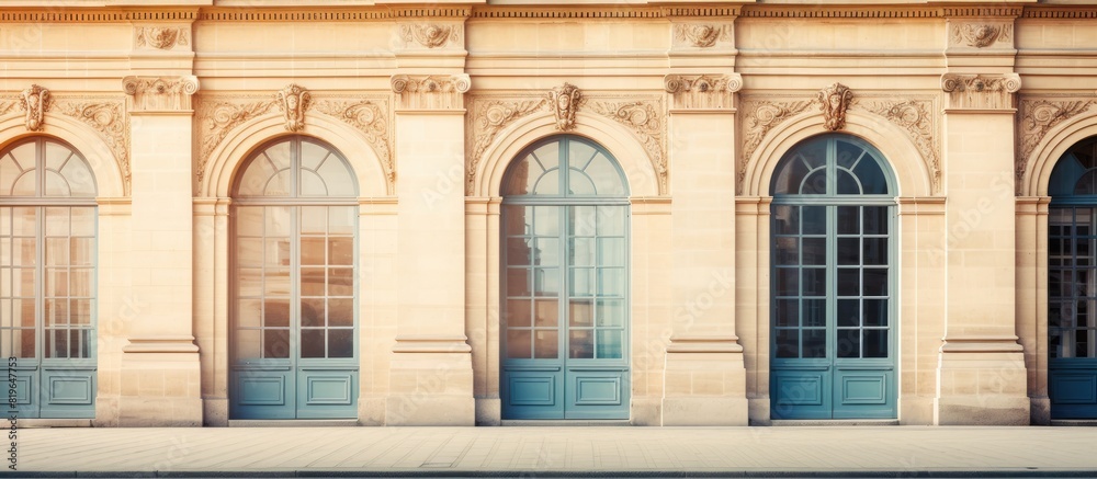 French architecture with copy space image French architecture with copy space image