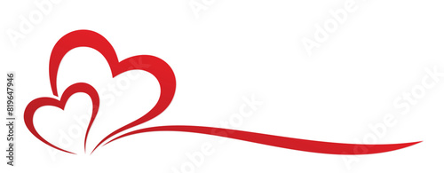 The symbol of a red stylized heart.
