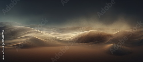 An abstract textural background featuring a long exposure image of dark sand and sea waves with significant copy space image