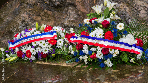 Commémoration monument aux morts- France.