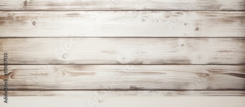 Summer provides a vintage wooden table background with a white timber texture hardwoods and plywood suitable for a copy space image