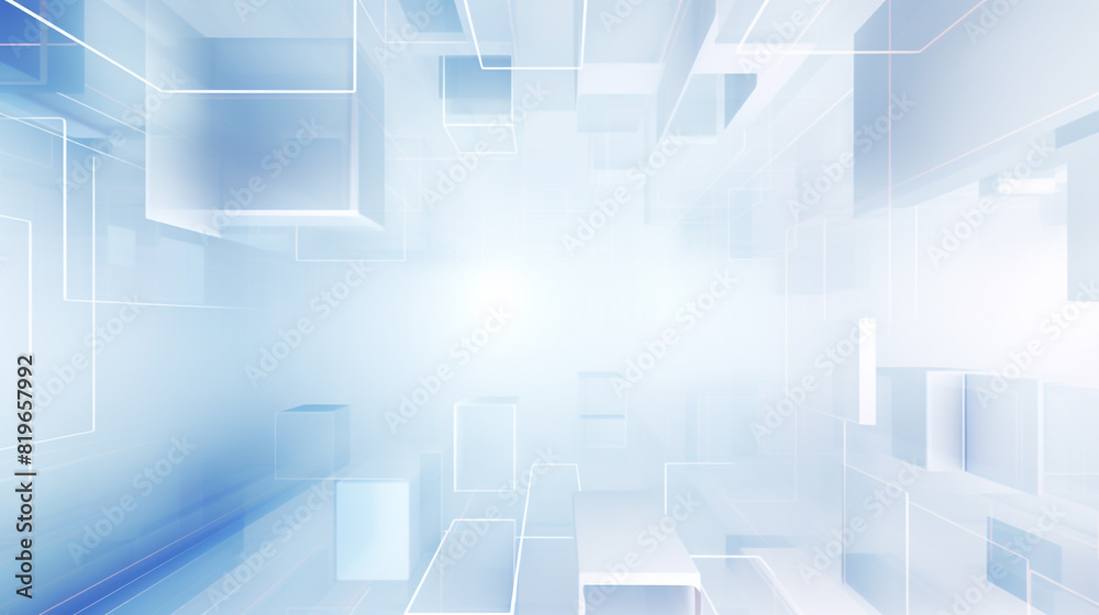 Fototapeta premium abstract white empty background with squares white with diagonal lines design. white 3d light glowing empty background. 