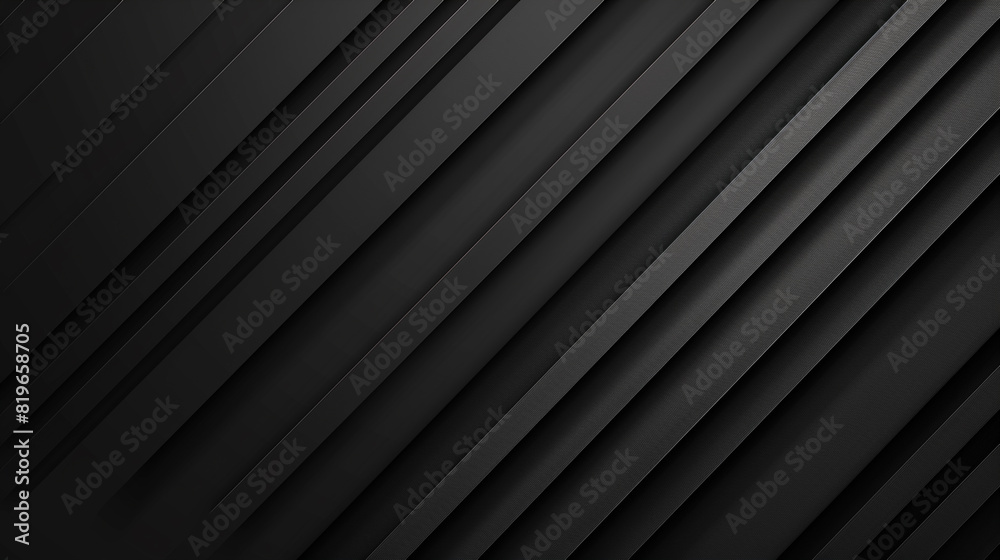 Obraz premium abstract black square stripes lines as monochrome stylish backdrop in elegant simple modern square minimal style black background.