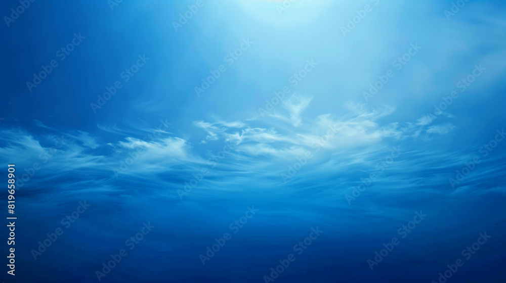 abstract sky-blue background.