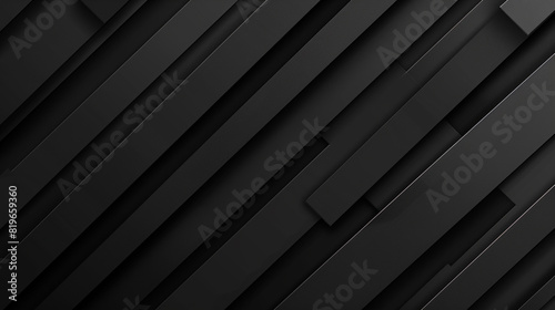 Black Modern creative square strip line premium gradient background.