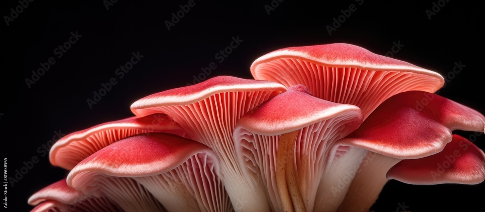 Rosy russula mushroom also known as Russula rosea or Russula lepida is ...