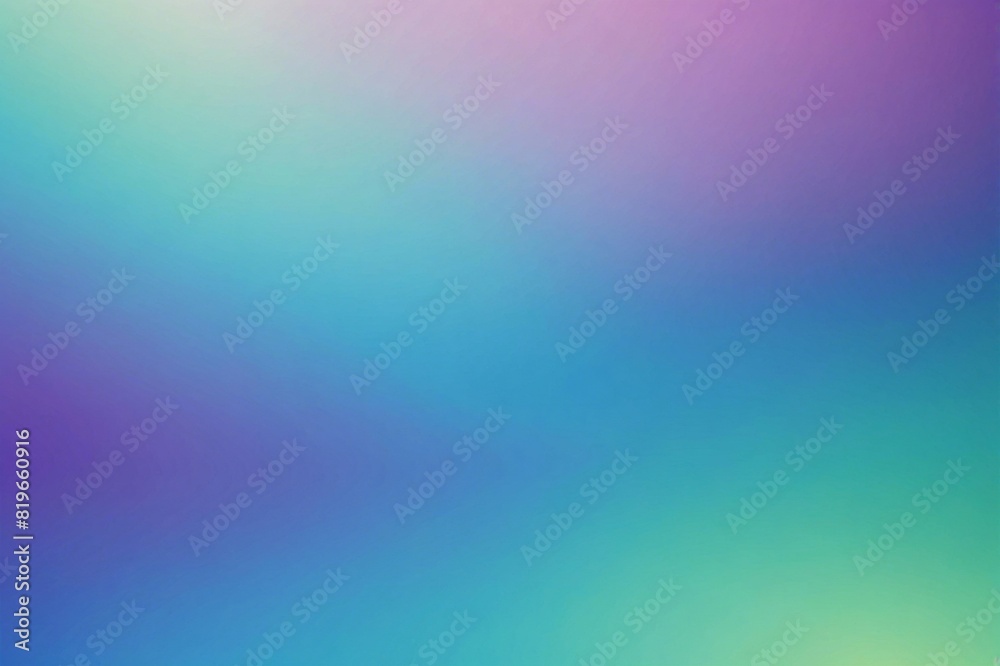 Blue, purple, green gradient.Soft pastel color gradient. Holographic blurred abstract background.