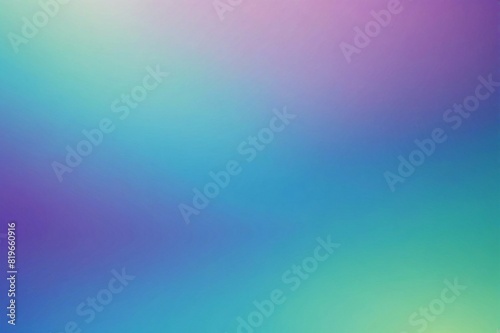 Blue, purple, green gradient.Soft pastel color gradient. Holographic blurred abstract background.