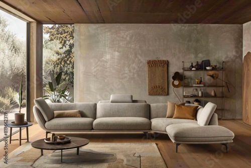 Modern Interior Design featuring a Contemporary Sofa