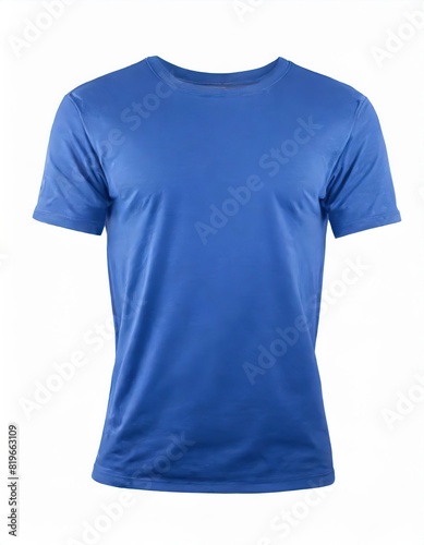 Blue t-shirt mocukp