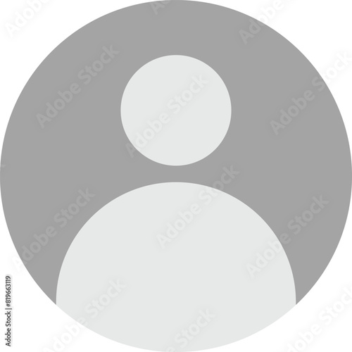 Default Avatar profile icon transparent png. Social media User png icon