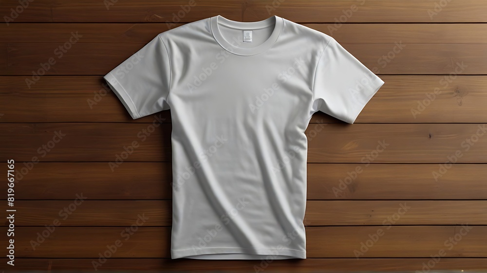 white t shirt blank mockup on woody background. Dual side mockup. Front side and backside blak space. white t shirt blank mockup on woody background. Dual side mockup. Front side and backside blak space.