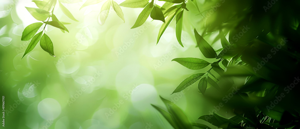Soft abstract green background with light gradients and ample copy space for nature themes, Soft abstract green background with light gradients and ample copy space for nature themes,