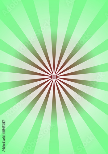 Radial Circle Rays on Light Green Pastel Fusion – Stunning Vertical Design