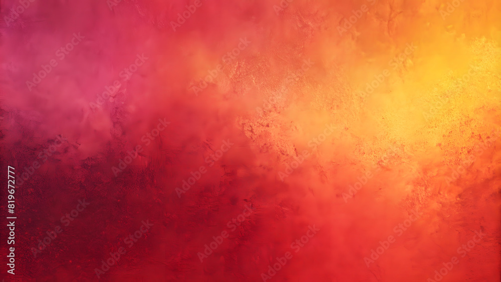 Crimson, Fiery Orange, and Soft Pink Gradient with Grainy Texture. Perfect for: Autumn Themes, Festive Events, Romantic Occasions, Energetic Celebrations.