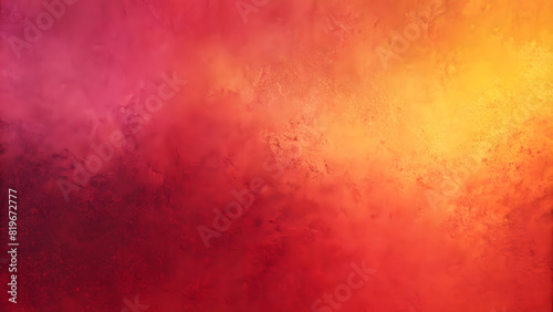 Crimson, Fiery Orange, and Soft Pink Gradient with Grainy Texture. Perfect for: Autumn Themes, Festive Events, Romantic Occasions, Energetic Celebrations.