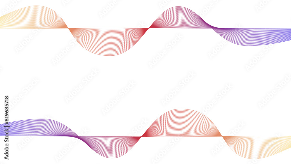 abstract background with wave line