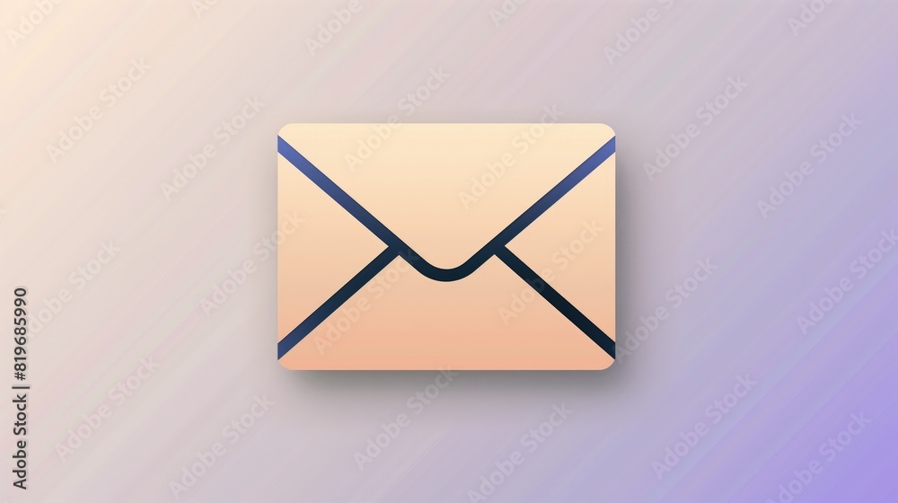 A clean, minimalist envelope icon, symbolizing email or messaging functions in user interfaces. A clean, minimalist envelope icon, symbolizing email or messaging functions in user interfaces.