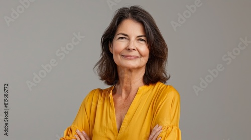 Confident Mature Woman Smiling photo