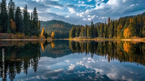 Reflections on a Lake 