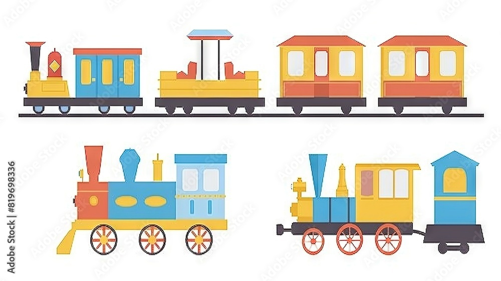  A train on tracks